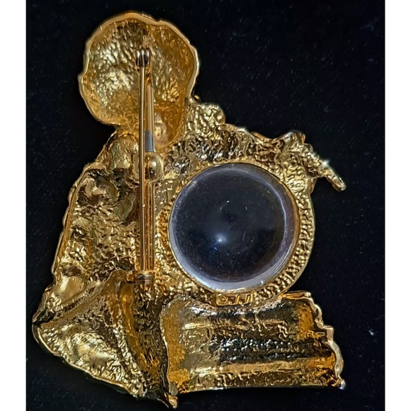 Vintage J.J. Jonette Fortune Teller Brooch - Picture 3 of 4
